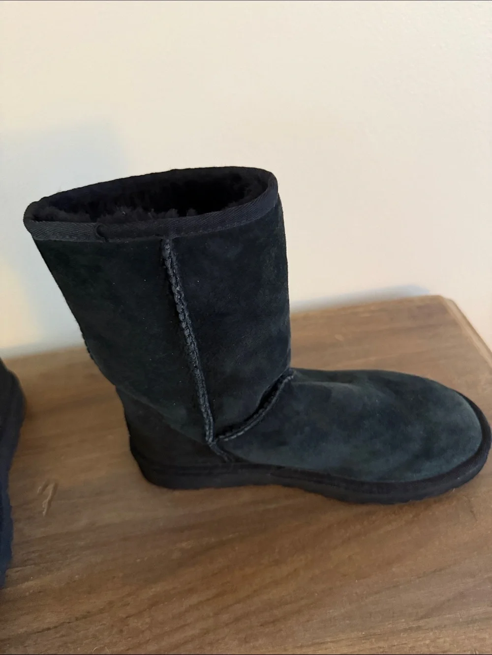 UGG Black Classic Short Suede Winter Boots